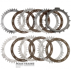 Комплект стальных и фрикционных дисков C4 Clutch ALLISON 1000, 2000, 2400 — 6 фрикционных дисков (толщина 1.90 мм, 103 зуба), общая толщина комплекта 42.75 мм, 29542192, 29542191, 29531049, 29546701, 29535640