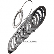 Комплект сталевих та фрикційних дисків C3 (3-5-R) Clutch ALLISON 1000, 2000, 2400 - 6 фрикційних дисків (загальна товщина комплекту 36.60 мм), 29542192, 29546701, 29538549