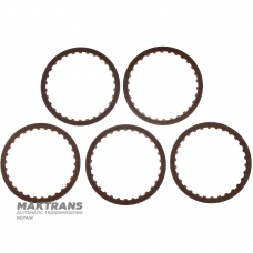 Комплект фрикционных дисков FORD A Clutch, Low / Reverse Brake 6R60, 6R75, 6R80 — 1068-277-004, 5 фрикционных дисков (толщина 2.20 мм, нар.Ø 187 мм , 30 зубьев)