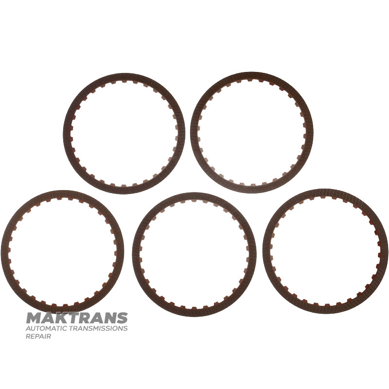 Комплект фрикційних дисків FORD A Clutch, Low / Reverse Brake 6R60, 6R75, 6R80 - 1068-277-004, 5 фрикційних дисків (товщина 2.20 мм, нар.Ø 187 мм, 30 зубів)