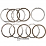 Комплект стальных и фрикционных дисков FORD Low / Reverse Brake 6R60, 6R75, 6R80 — 4 фрикционных диска (общая толщина комплекта 19.20 мм)