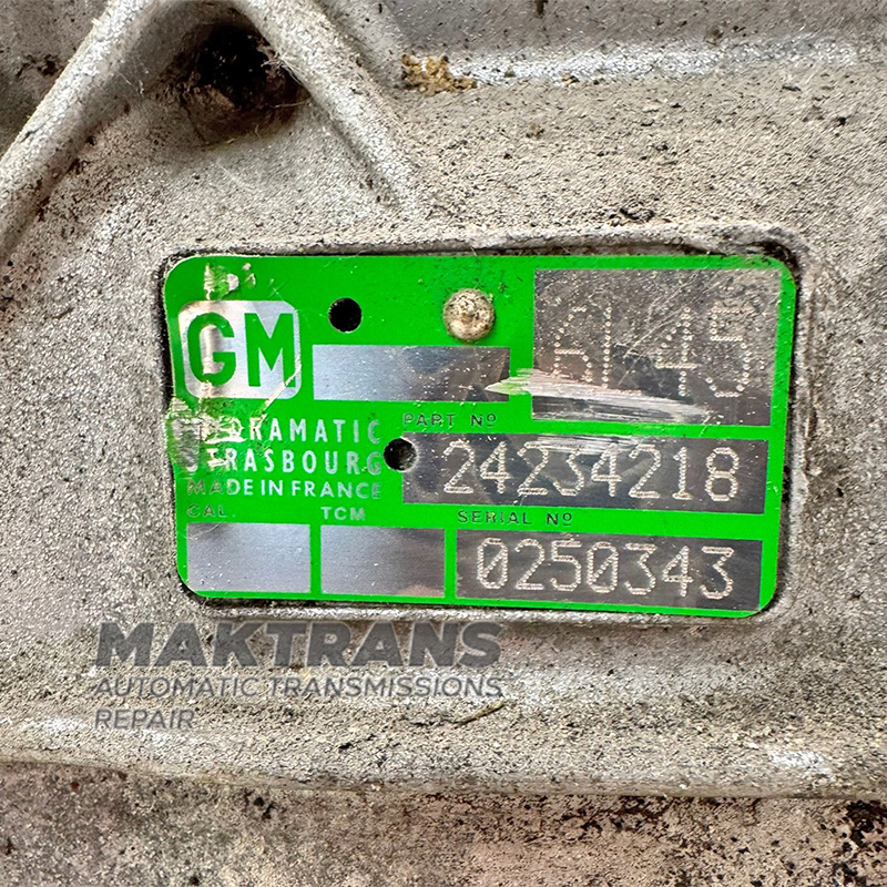 Автоматическая трансмиссия (в сборе) GM 6L45 (2WD), 8WLA — 24234218, BMW 3 Series E90, E92, E93GM (2007-2008)