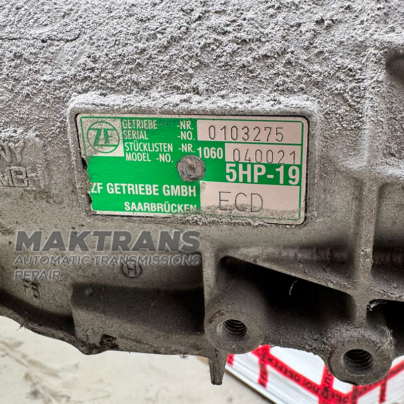 Корпус траснсмиссии (в сборе с главной парой) ZF 5HP19 ECD — 1060040021, AUDI A6 C5 (4B2) 2.8L quattro (1997-2005)