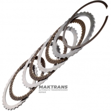 Комплект сталевих та фрикіцонних дисків C4 Clutch TOYOTA \ LEXUS UA81E UA81F - 3 фрикційні диски (загальна товщина комплекту 17 мм)