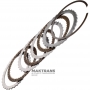 Комплект сталевих та фрикіцонних дисків C4 Clutch TOYOTA \ LEXUS UA81E UA81F - 3 фрикційні диски (загальна товщина комплекту 17 мм)