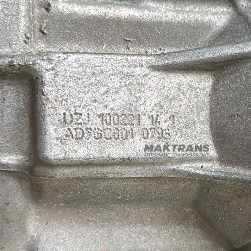 Трансмісія в зборі VAG DSG 7-speed 0GC DQ381 (4WD) - індекс трансмісії UZJ, без роздатки