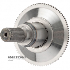 Intermediate shaft, Overdrive ring gear flange FORD E4OD, 4R100 - total height 129 mm, 30 splines (Ø 25.30 mm)
