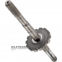 Output shaft (with parking gear) FORD E4OD, 4R100 — overall length 506 mm, 31 splines (ext.Ø 34.30 mm), parking gear 14 teeth (ext.Ø 142.10 mm)