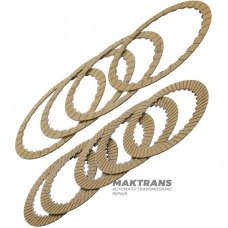 Комплект фрикційних дисків подвійного зчеплення K1, K2 Clutch DQ250 02E DSG6