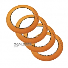 Комплект фрикционных дисков (ACDelco) 2ND Clutch GM 4T80E, 24201546 —  4 диска в комплекте (нар.Ø 191 мм, толщина 1.80 мм, 54 зуба)