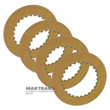 Комплект фрикційних дисків 3RD Clutch GM 4T80E, 8684832 - 4 диски в комплекті (нар.Ø 151 мм, товщина 2.10 мм, 26 зубів)