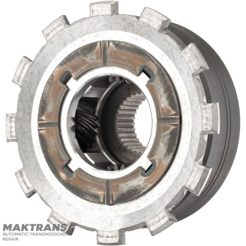 Задняя планетарная передача (алюм.корпус) FORD E4OD, 4R100 — 4 cателлита (20 зубьев, нар.Ø 34.20 мм, 12 зубьев на венце), кольцевая шестерня 74 зуба