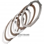 Комплект стальных и фрикционных дисков OVERDRIVE Clutch FORD E4OD — E9TZ-7B164-A, E9TZ-7B442-A, 3 фрикционных диска (64 зуба на фрик. диске), общая толщина комплекта 20.50 мм)
