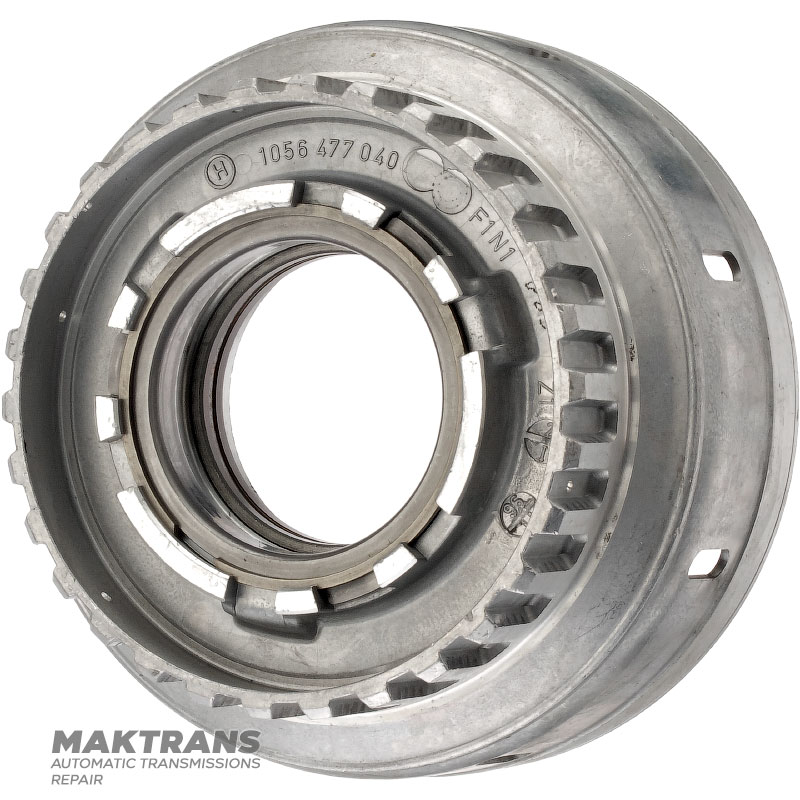 Барабан F Clutch ZF 5HP19 AUDI / VW, 1056477040 — с втулкой на внутренней части, пустой, без дисков (для пакета на 4 фрикционных диска)