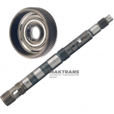 Вхідний вал A Dog Clutch ZF 9HP48, 948TE — загальна довжина валу 312 мм, кільцева шестерня 86 зубів, сонячна шесетрня 94 зуба (нар.Ø 124.85 мм)