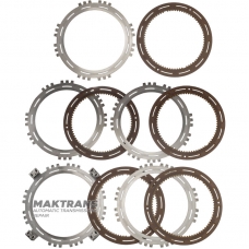 Комплект сталевих та фрикційних дисків C3 Clutch ALLISON 3000 Series - 29536345, 29536336, 29501424, 5 фрикційних дисків (загальна товщина комплекту 26.60 мм)