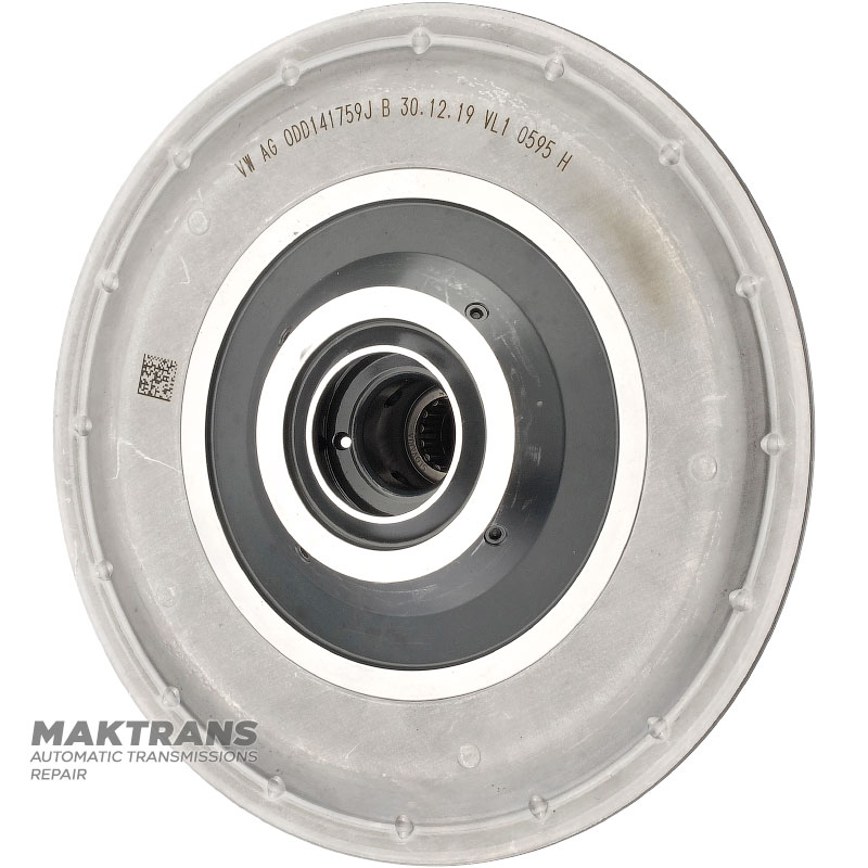 Барабан ENGINE Clutch VAG eHybrid 0DD DQ400 - 0DD141759J (загальна висота 129 мм, 40 шліців (нар.Ø 33.55 мм), нар.Ø барабана 131.30 мм)