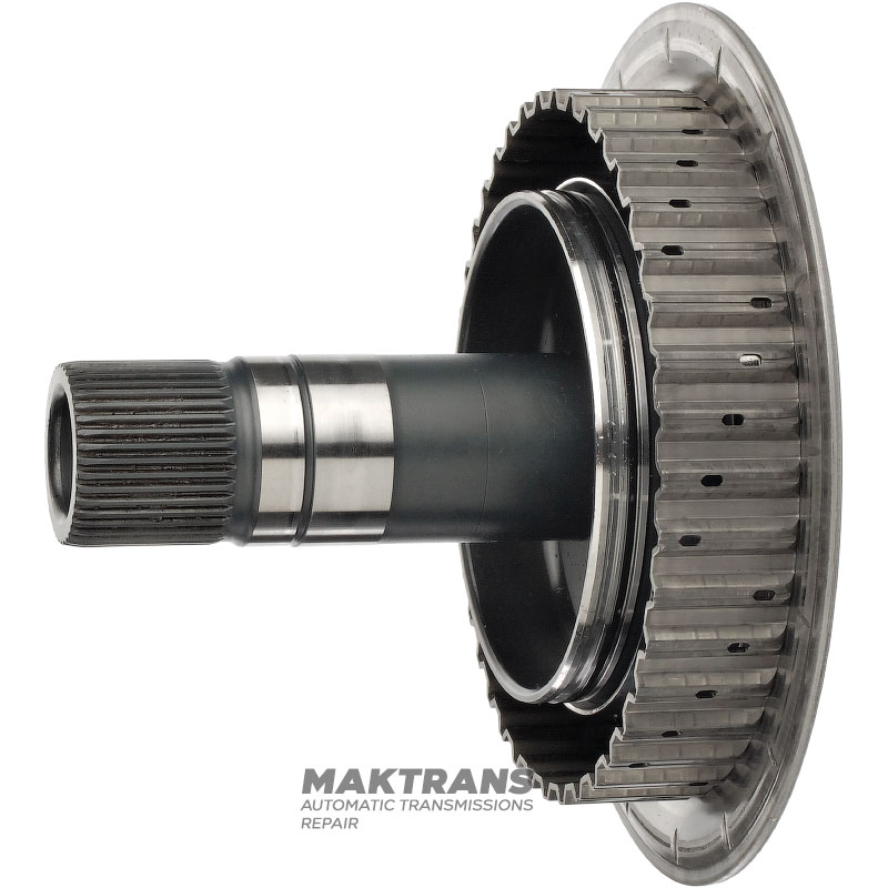 Барабан ENGINE Clutch VAG eHybrid 0DD DQ400 - 0DD141759J (загальна висота 129 мм, 40 шліців (нар.Ø 33.55 мм), нар.Ø барабана 131.30 мм)