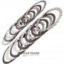 Комплект сталевих та фрикційних дисків B2 (Low/Reverse) Brake - 68253908AA, 68253907AA, 9 фрикційних дисків (загальна товщина комплекту 53.05 мм)
