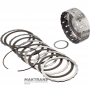 Барабан K3 Clutch (в сборе) AS68RC, AS69RC — 68244775AB, 5 фрикционных дисков (общая толщина комплекта 29.80 мм), общая высота барабана 88 мм