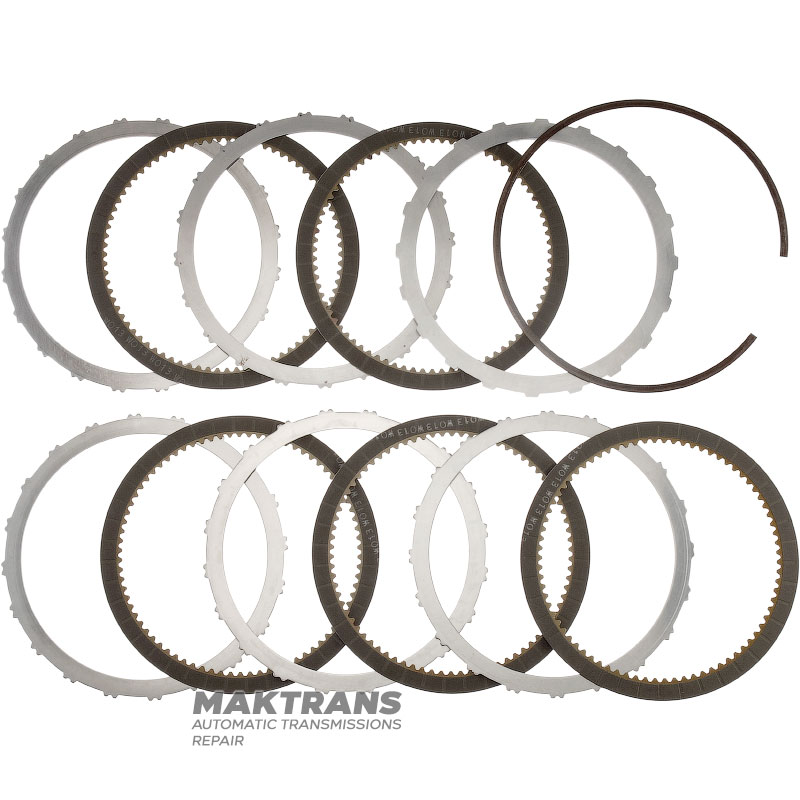Барабан K3 Clutch (в сборе) AS68RC, AS69RC — 68244775AB, 5 фрикционных дисков (общая толщина комплекта 29.80 мм), общая высота барабана 88 мм