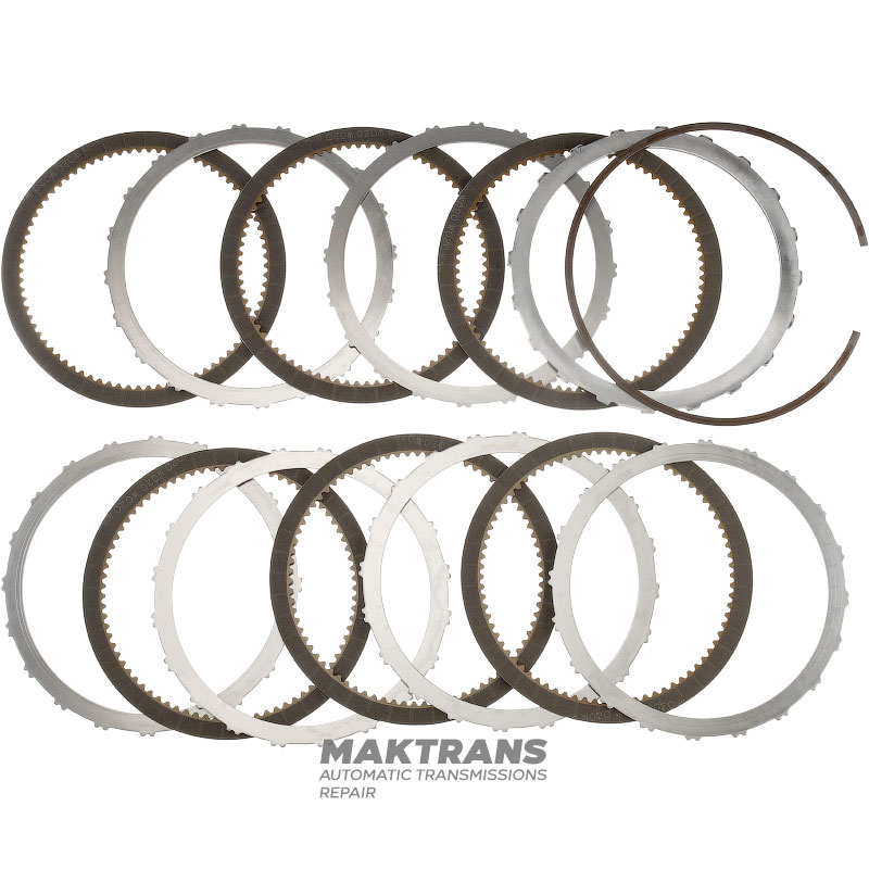 Барабан K3 Clutch (в сборе) AS68RC, AS69RC — 68244775AB, 6 фрикционных дисков (общая толщина комплекта 34.65 мм), общая высота барабана 88 мм