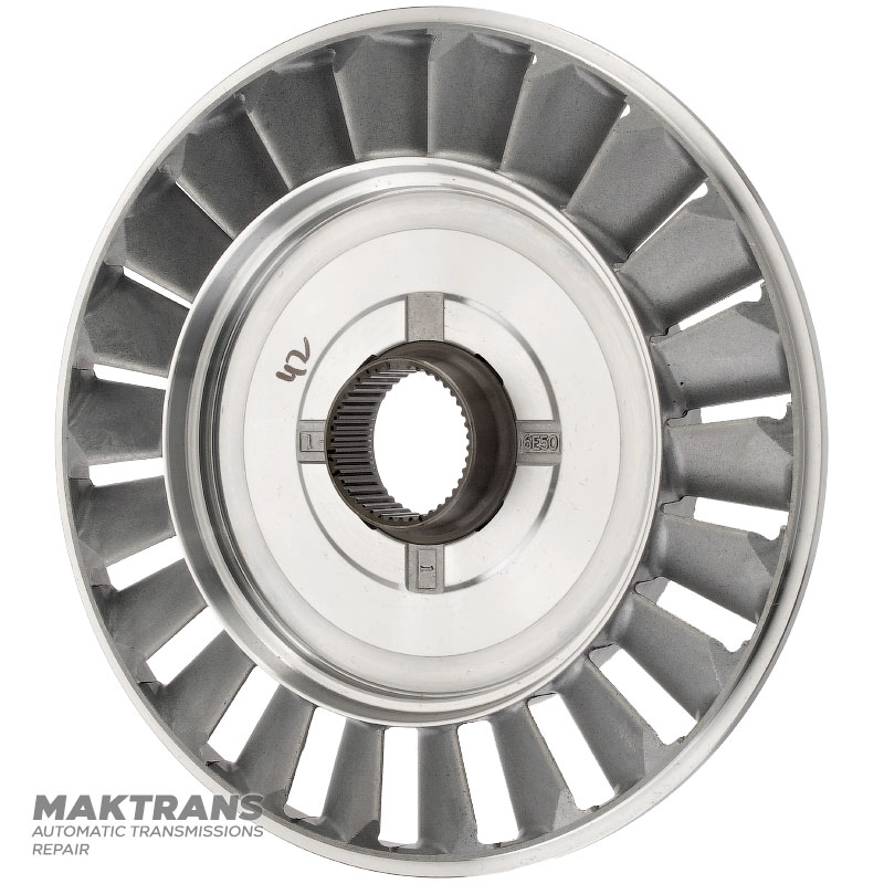 Колесо реакторне гідротрансформатора AISIN WARNER TF-80SC, AF40 - 71A060 (нар.Ø 191.65 мм), 42 шліци, маркування 6E50 / 6C60