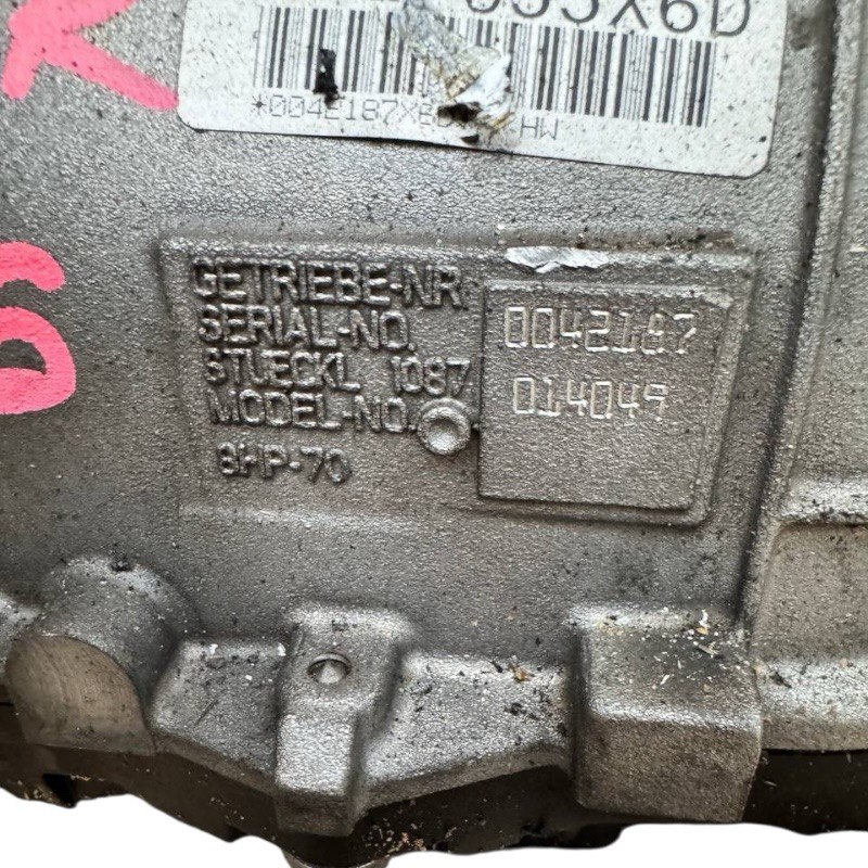 Автоматическая трансмиссия в сборе (с гидротрансформатором) 2WD (RWD) — 1087014049, 1087016055 X6P, 1087401356 (BMW 3 Touring (F31) 330 d 2012-2019), Engine сode N57 D30 A
