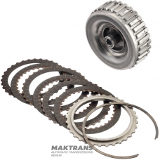 Барабан DIRECT 3-4 Clutch в сборе 4F27E, FN4AEL, FNR5, FS5AEL 99-up — 6 односторонних фрикционых дисков (общая толщина комплекта 18.20 мм (21.15 мм)