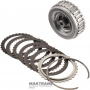 Барабан DIRECT 3-4 Clutch в сборе 4F27E, FN4AEL, FNR5, FS5AEL 99-up — 6 односторонних фрикционых дисков (общая толщина комплекта 18.20 мм (21.15 мм)