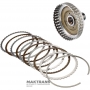 Барабан C1 Clutch AISIN WARNER AWF8G30 — 4 фрикционных диска (общая толщина комплекта 17.60 мм)