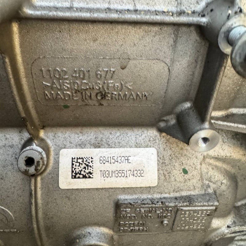 Автоматическая трансмиссия в сборе (с гибридной установкой) ZF 8HP75H, Hybrid (4WD) — 68415437AE, 1102401677, 1102074055, JEEP WRANGLER IV (JL) 2.0 4xe Plug-in Hybrid (JL74) (2021-2025)