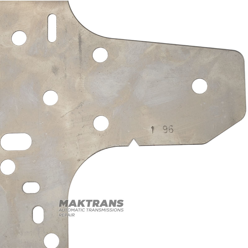 Сепараторная пластина гидроблока FORD E4OD, 4R100 — маркировка 196 (1 96)