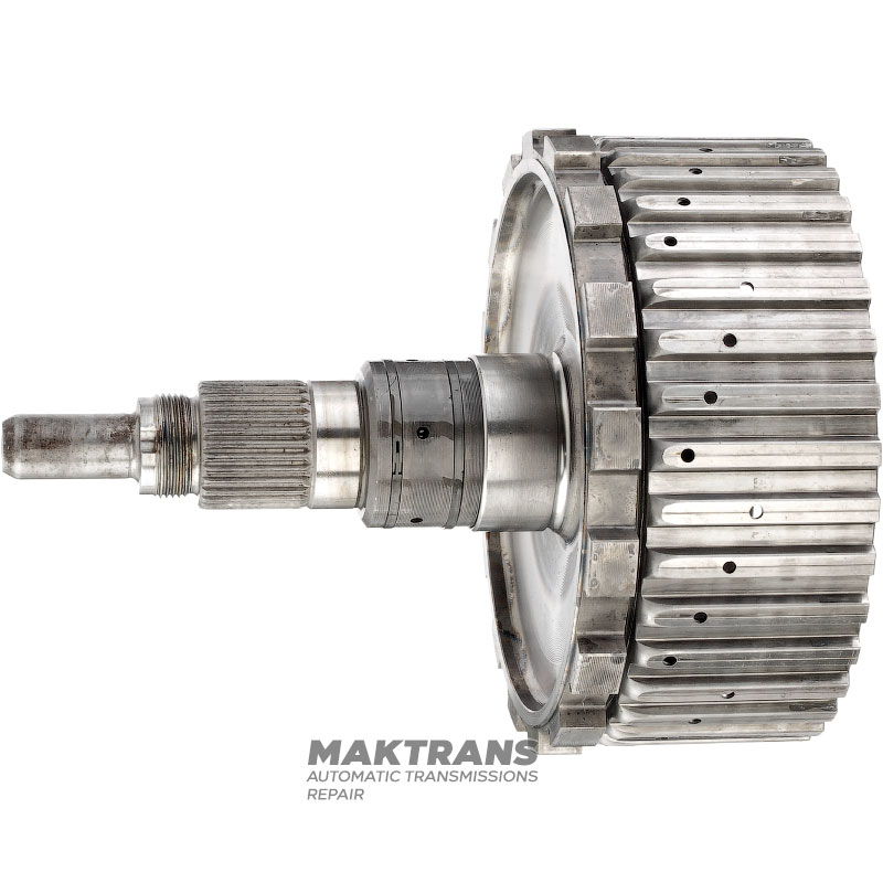 Барабан K27 Clutch і вихідний вал (2WD) Mercedes-Benz 725.0 — загальна висота 198 мм, 30 шліців (нар.Ø 31.65 мм), 4 фрикційні диски (загальна товщина комплекту 20.05 мм)