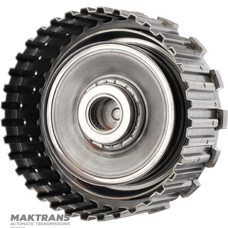 Барабан K27 Clutch і вихідний вал (2WD) Mercedes-Benz 725.0 — загальна висота 198 мм, 30 шліців (нар.Ø 31.65 мм), 4 фрикційні диски (загальна товщина комплекту 20.05 мм)