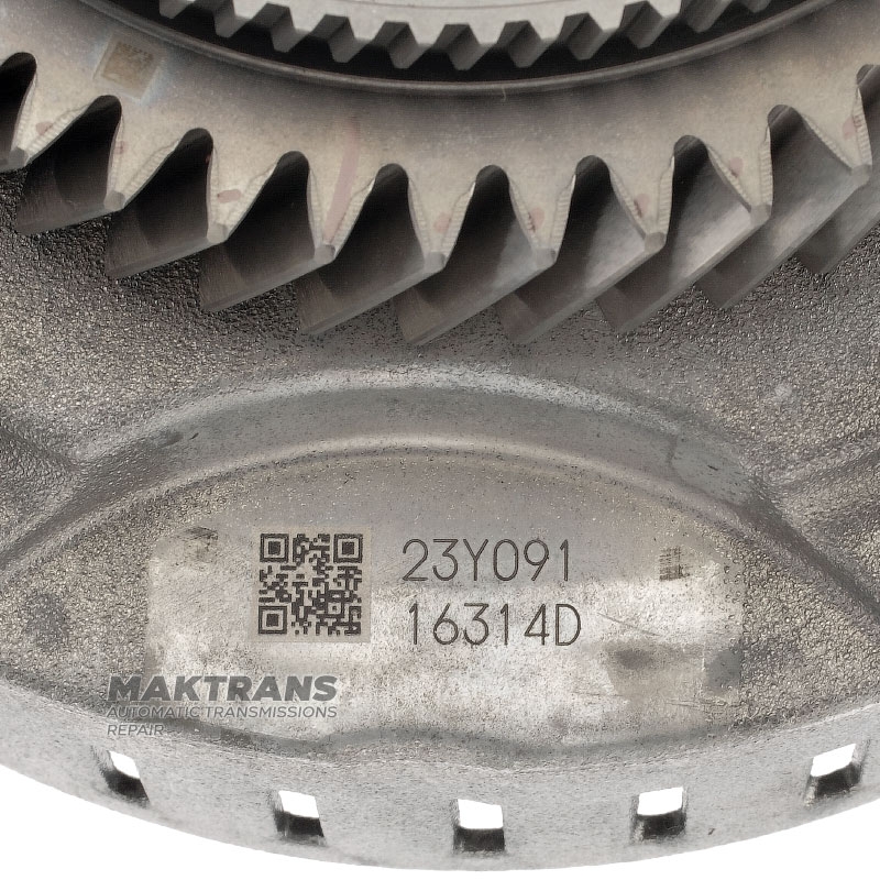 Центральный суппорт, барабан B1 Brake AISIN WARNER AWF8G30 — снято с новых трансмиссий — 53 зуба на косозубой шесетрне, барабан B1 Brake (4 фрикционных диска)