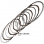 Комплект сталевих та фрикційних дисків B1 Brake AISIN WARNER AWF8G30, TOYOTA/LEXUS UB80E, UB80F, VAG AQ300 (09S) - 4 фрикційні диски (загальна товщина комплекту 19 мм)