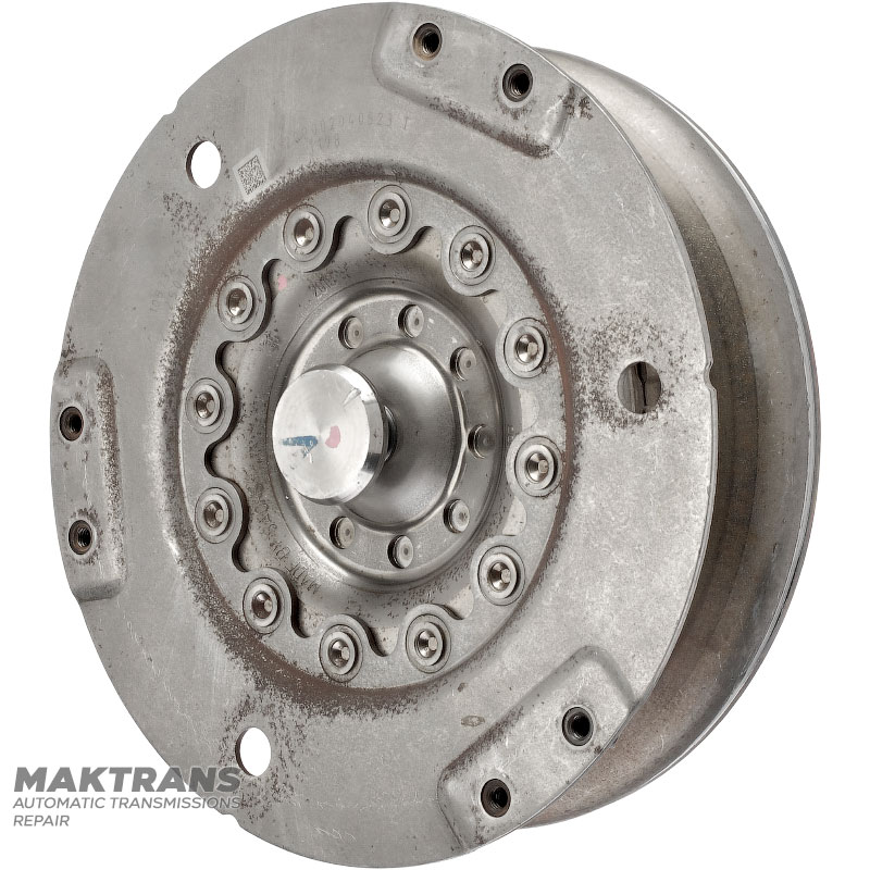 Передня кришка гідротрансформатора ZF 8HP70 - 1087322625 (нар. пілота 46 мм, висота 35 мм), маркування гідротрансформатора 000418
