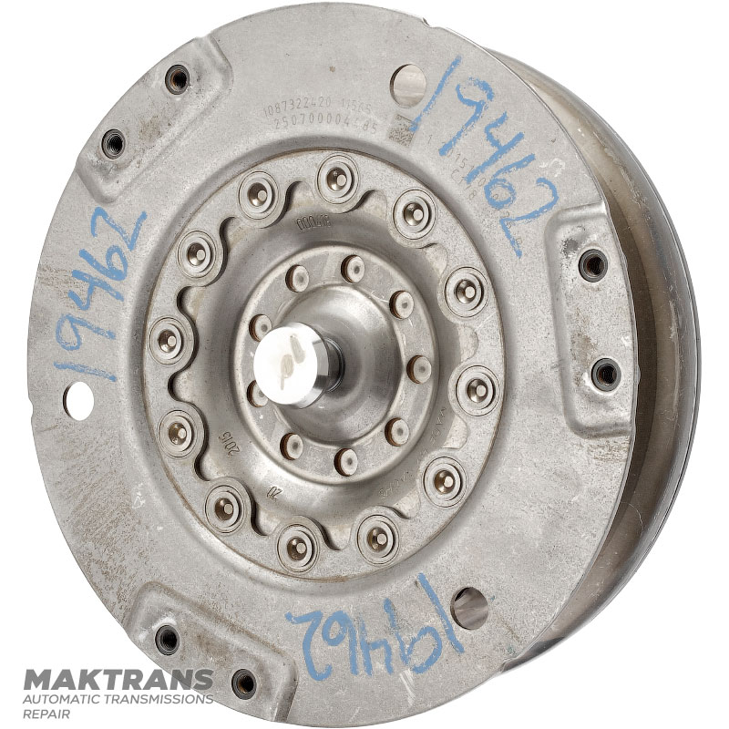 Передня кришка гідротрансформатора ZF 8HP70 - 1087322420 (нар. пілота 33.95 мм, висота 35 мм), маркування гідротрансформатора 000418