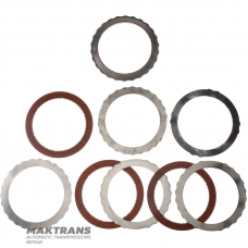 Комплект сталевих та фрикіцонних дисків FORWARD Clutch FORD E4OD, 4R100 - 3 фрикіцонні диски (загальна товщина без пружинного диска 23.85 мм), F2TZ-7B164-A, C6AZ-7B442-A, E9TZ-7B