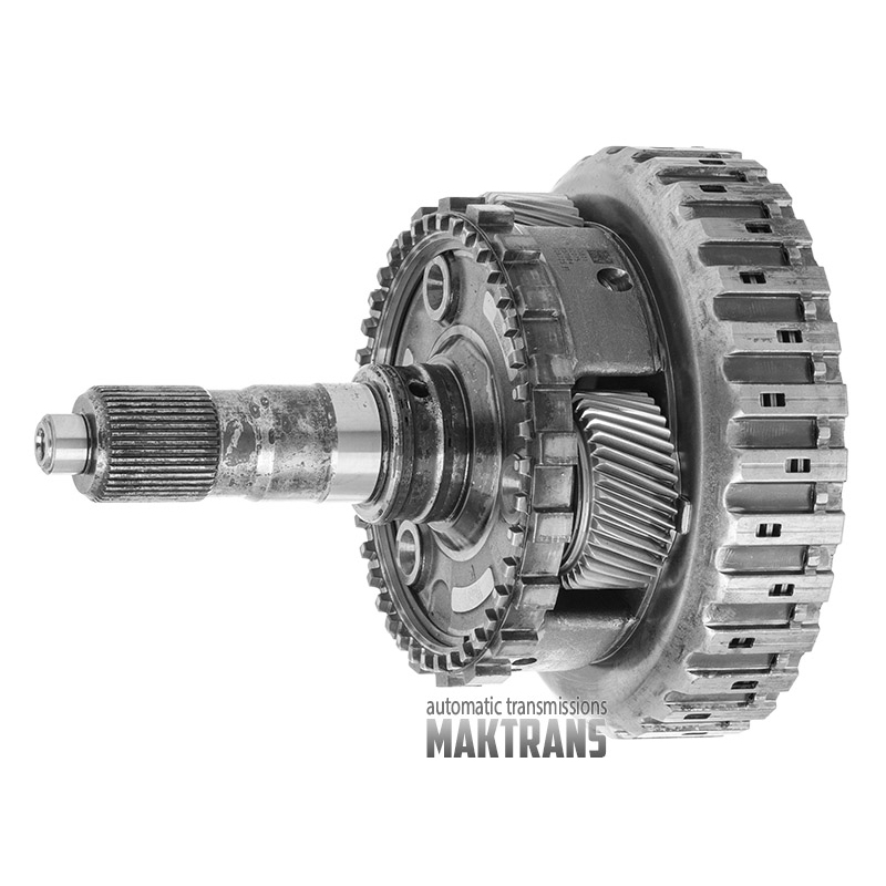 Планетарна передача No.4, барабан D Clutch (у новому гумовому поршні), вихідний вал AUDI ZF 8HP55A,1087242131 — 3 сателіти, 37 зубів на сателіті