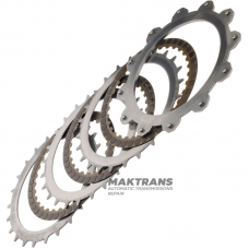 Комплект стальных и фрикционных дисков 2-6 Brake MAZDA CW6A-EL, EW6A-EL — 4 фрикционных диска (общая толщина комплекта 23.35 мм)