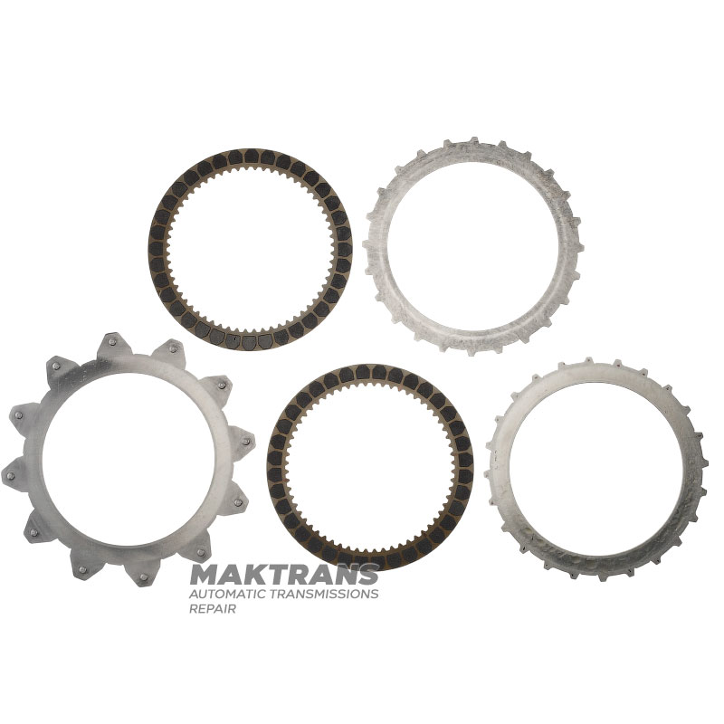 Комплект сталевих та фрикційних дисків 3-5-R Clutch MAZDA CW6A-EL, EW6A-EL – 2 фрикційні диски (загальна товщина комплекту 10.80 мм)