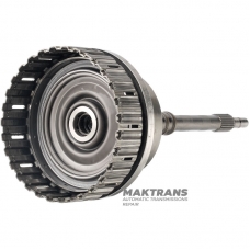 Вхідний вал, брабан K2 Clutch (порожній, без дисків) MERCEDES-BENZ 722.9 - загальна довжина вала 417 mm, 86 зубів на кільцевій шесетрні, від поршня до стопора 28 мм