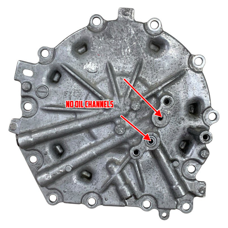 Крышка задняя MAZDA CW6A-EL, EW6A-EL — FZ11-19-4J0A, (нар.Ø ступицы 35 мм), для автомобилей без насоса START-STOP