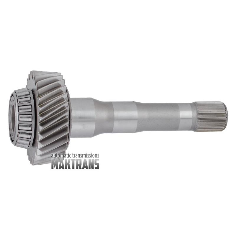 Вал роздавальної коробки ZF 8HP65A 8HP55A 09-up - висота 217 мм, 38 шліців (нар.Ø 30.70 мм), 29 зубів (нар.Ø 92.60 мм х 89.15 мм)