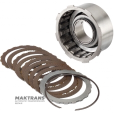 Барабан Direct Clutch FORD 5R55N, 5R55S, 5R55W, 1W4P-7D047-AA - 8 односторонніх фрикційних дисків (загальна товщина 22 мм)