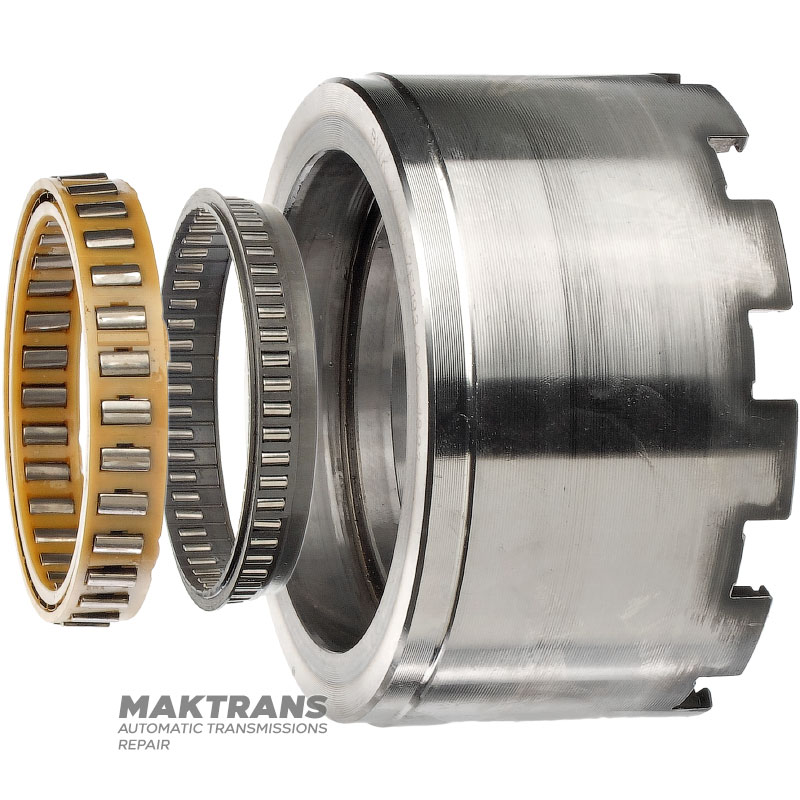 Барабан тормозной ленты  Reverse Brake FORD 5R55N, 5R55S, 5R55W — XW4P-7E193-AA (нар.Ø 135.95 мм), сломаны крепежи обгонной муфты