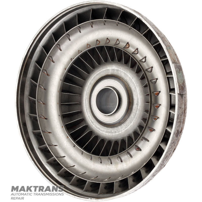 Колесо насосное гидротрансформатора FORD 5R110, 5R110W — шейка повреждена (под замену), нар.Ø 323 мм, высота шейки 116 мм, нар.Ø шейки 50.65 мм