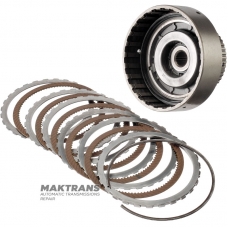 Барабан FORWARD Clutch в сборе FORD 5R55N, 5R55W, 5R55S — 5 фрикционных дисков, 8R2P-7A511-AA, 6L2Z-7A262-BA, 4L2Z-7A360-AA, XW4Z-7B066-AA